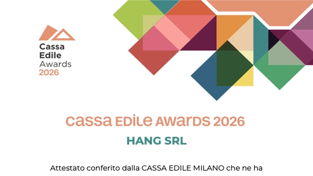 Hang Ponteggi Top Player Impresa ai Cassa Edile Awards 2026